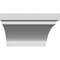 Ekena Millwork 6-in. W x 34-in. D x 40-in. H Merced Architectural Grade PVC Knee Brace BRCP06X34X40MRC - alternate 3